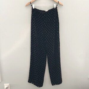 Vintage Armani Collezioni Velvet Wide Leg Pants - Size 4